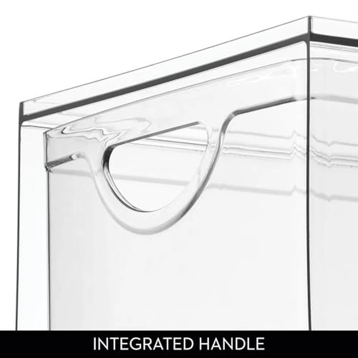 iDesign Stackable Storage Drawer for Fridge, Pantry, or Under Sinks, Clear, Made in USA by InterDesign - Image 8