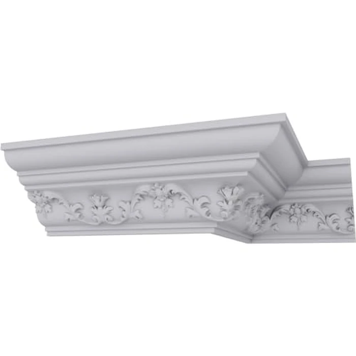 Endurathane Kent Crown Moulding, 4"H x 3 1/2"P x 5 3/8"F x 94 1/2"L, Factory Primed (12-Pack) by Ekena Millwork - Used - Like New condition - US$223.36