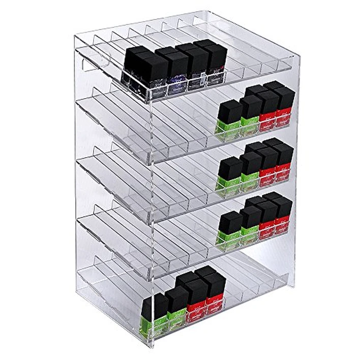 Azar Displays 222685 12" W x 8.5" D x 18.5" H 5-Tier Cosmetic Display for Counter, Pegboard and Slatwall by Azar Displays - Image 7