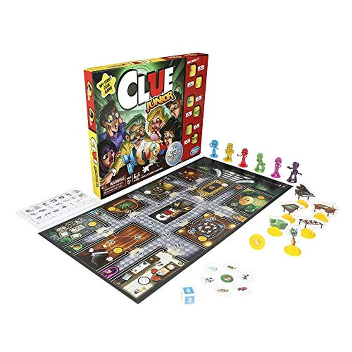 Hasbro Gaming Clue Junior Board Game for Kids Ages 5 and Up, Case of The Broken Toy, Classic Mystery Game for 2-6 Players by Hasbro Gaming - Image 2
