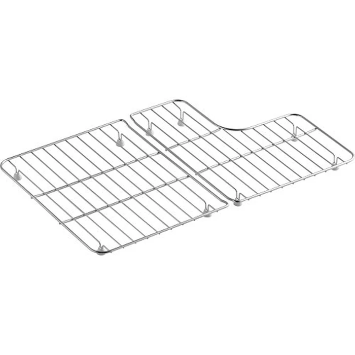 KOHLER K-6638-ST Whitehaven Sink Racks for 30-Inch Whitehaven Kitchen Sink, Includes Left and Right Racks, Stainless Steel by Kohler - Used - Very Good condition - US$62.08