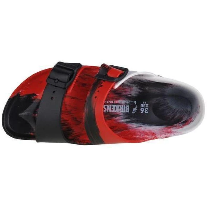 Birkenstock Arizona EVA Narrow Fit Unisex Sandals - 6 - Red/Black/White by Birkenstock - Image 2