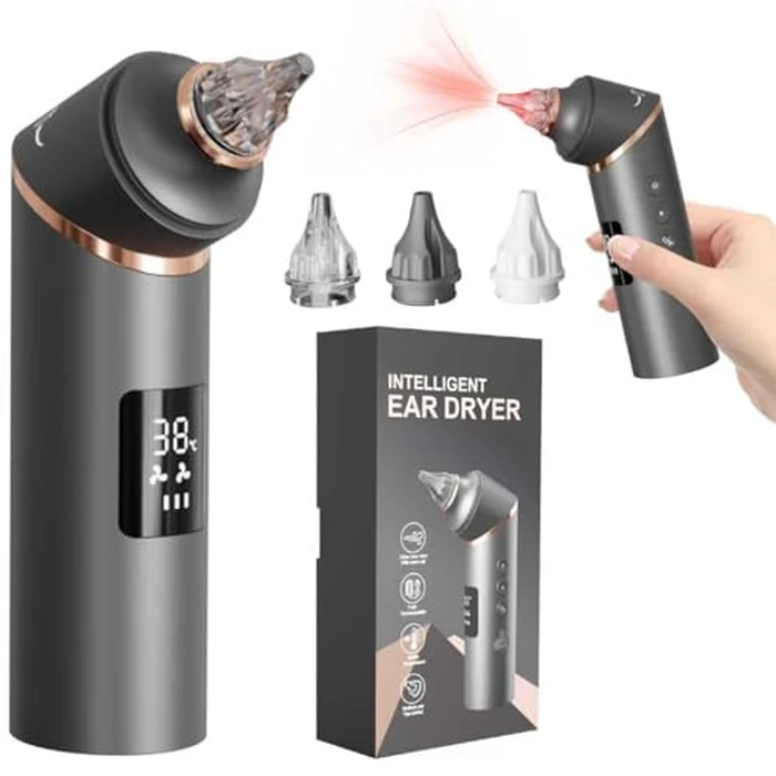 Ear Dryer Ear Blow Dryer Swimming Ear Moisture Swimmers Ear Drier Swim Ear Blower Electronic Ear Water Remover Rechargeable Battery Operated Ear Fluid Remover Ear Dryer for Swimmers Dry Ears， by Domtionv - Used - Like New condition - US$37.99