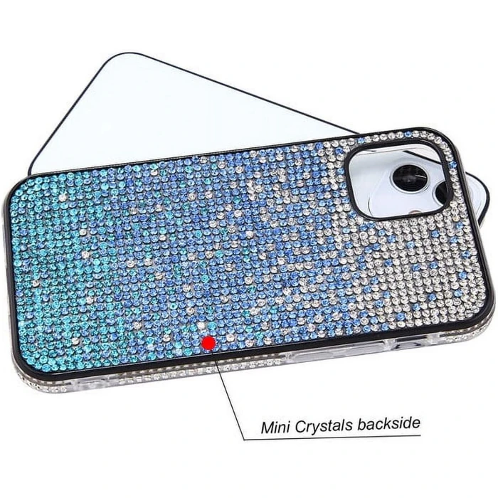 MyBat Airium Crystals Sparks Phone Case for iPhone 12 Mini - Blue Gradient - Brand New by MyBat - Image 5