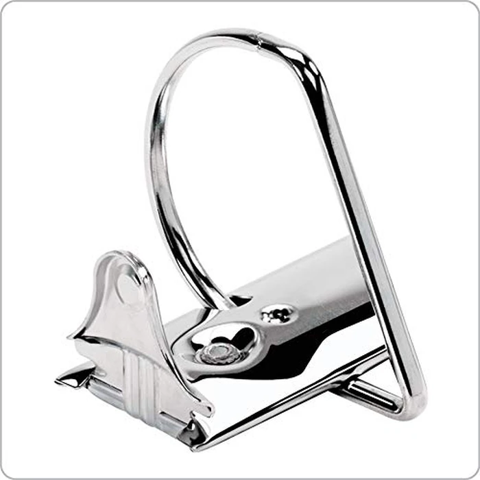 Cardinal Economy 3-Ring Binders, 3", Slant-D Rings, Holds 725 Sheets, ClearVue Presentation View, Non-Stick, White, Case of 6 (90771) by Cardinal - Image 4