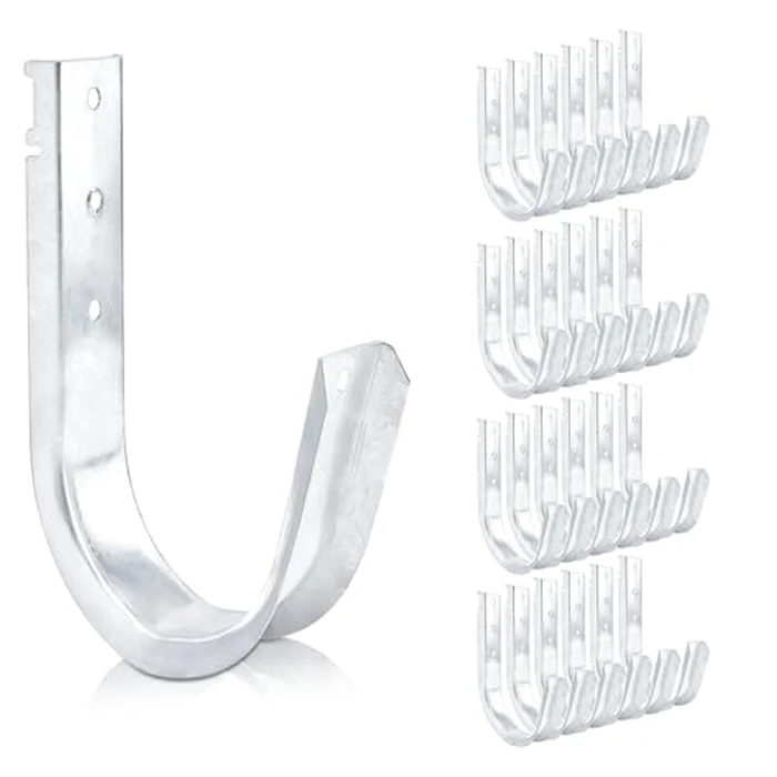 SIHAI 25-Packs 4” Inch J-Hooks, UL Certified Heavy-Duty Cable Support Hooks for Hanging CAT6/6A, Fiber Cable Management and Low Voltage Wiring by SIHAI - Used - Very Good condition