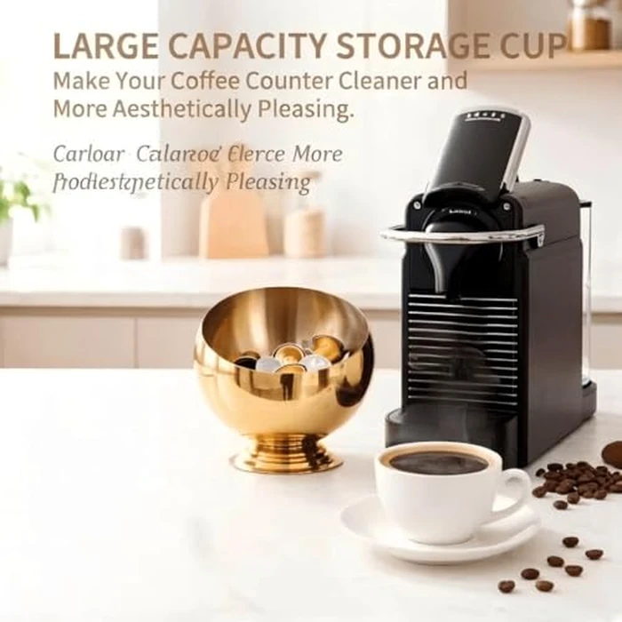 VAWNKUKN Coffee Pod Holder-Coffee Pod Storage-K Cup Holder-Espresso Pod Holder-Coffee Pod Organizer（GOLD by VAWNKUKN - Image 6