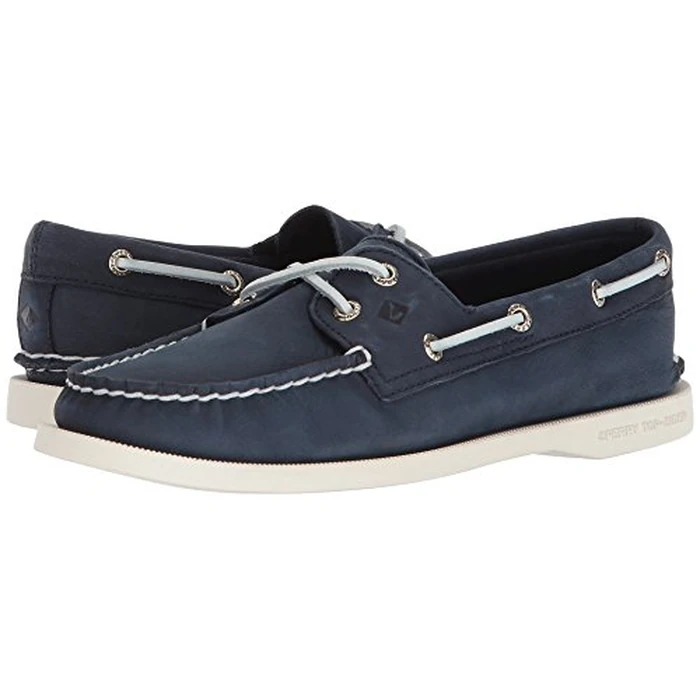 Sperry Womens A/O 2-Eye Boat Shoe, Navy, 9.5 by Sperry - Image 4