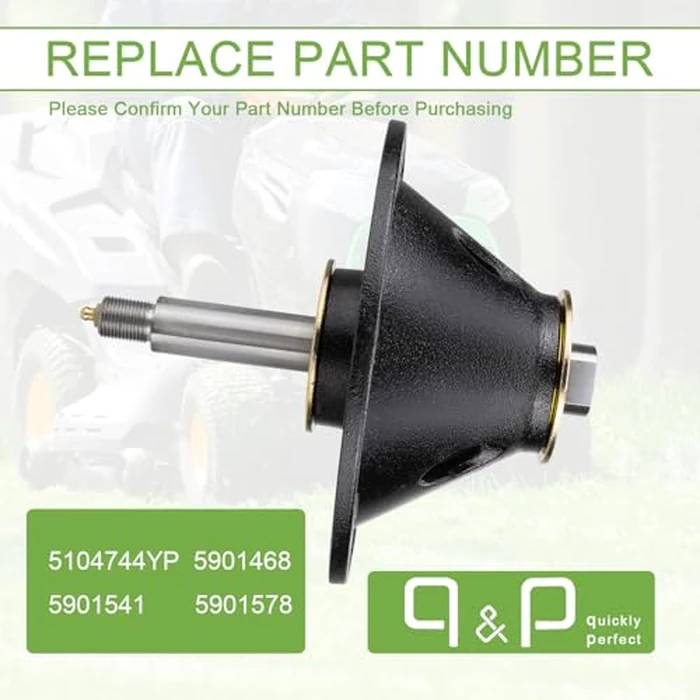 q&p Spindle Assembly Replaces Ferris 5104744 5104744YP by q&p - Image 4