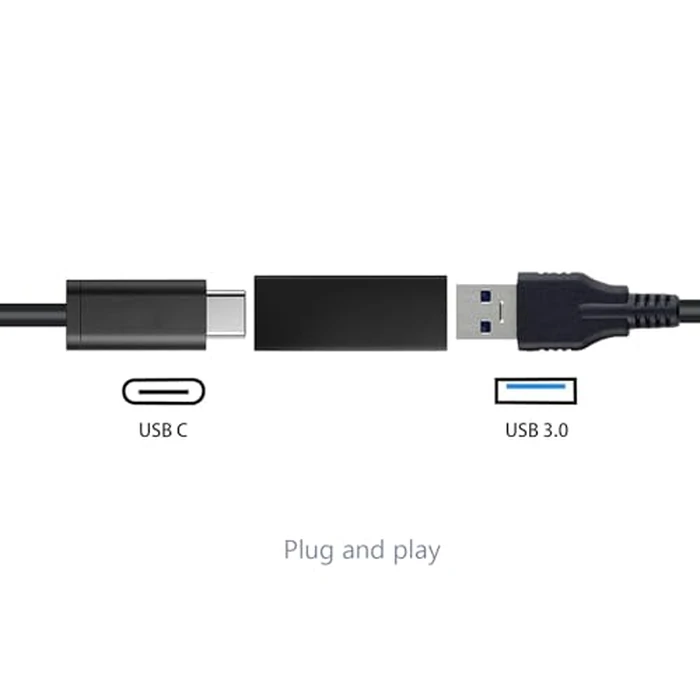POHFP 5𝐏𝐚𝐜𝐤 𝐔𝐩𝐠𝐫𝐚𝐝𝐞𝐝 USB Female to C Female Adapter, 10GB-Usb3.1 to C Adapter Connector, Bi-Directional High Speed USB Extension Connector Support Charge & Data Sync by POHFP - Image 3