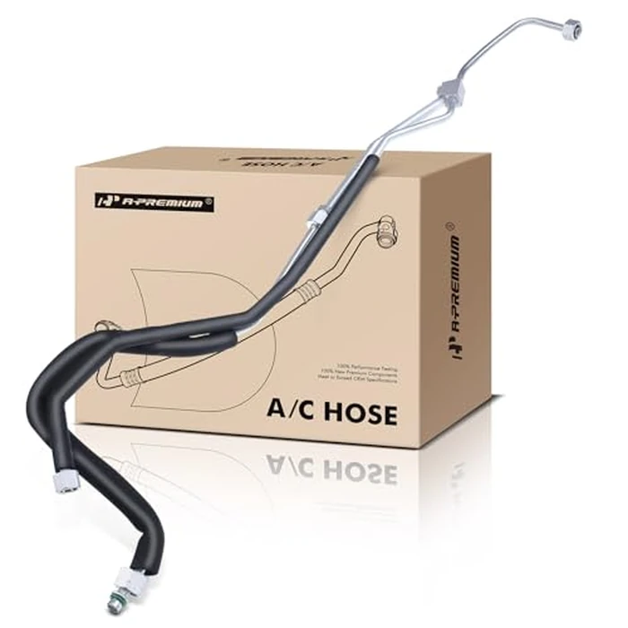 A-Premium A/C Liquid Line Hose Assembly Compatible with Select Chevrolet, GMC & Cadillac Models - Tahoe, C1500, C2500, K1500, K2500 Suburban, K1500 Suburban, Condenser to Evap, w/Orifice Tube by A-Premium - Used - Like New condition