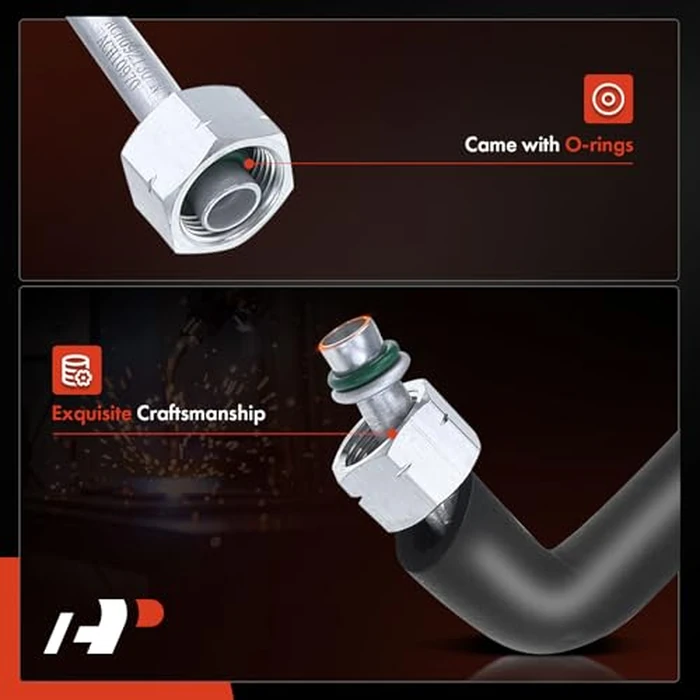 A-Premium A/C Liquid Line Hose Assembly Compatible with Select Chevrolet, GMC & Cadillac Models - Tahoe, C1500, C2500, K1500, K2500 Suburban, K1500 Suburban, Condenser to Evap, w/Orifice Tube by A-Premium - Image 3