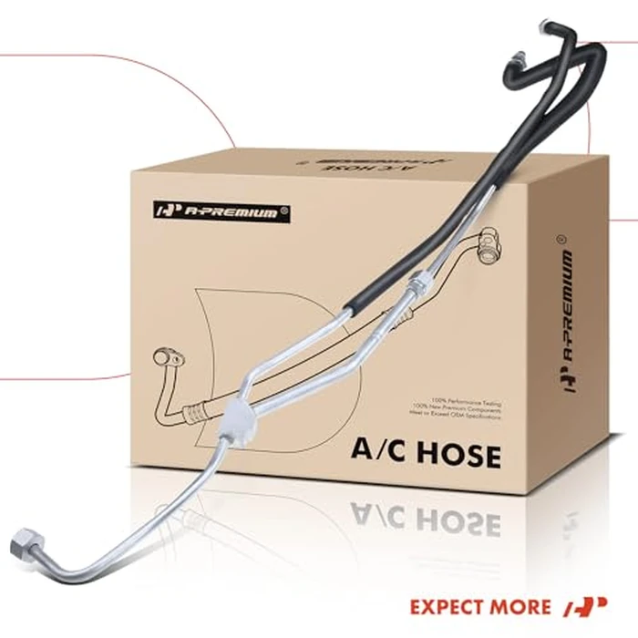 A-Premium A/C Liquid Line Hose Assembly Compatible with Select Chevrolet, GMC & Cadillac Models - Tahoe, C1500, C2500, K1500, K2500 Suburban, K1500 Suburban, Condenser to Evap, w/Orifice Tube by A-Premium - Image 7