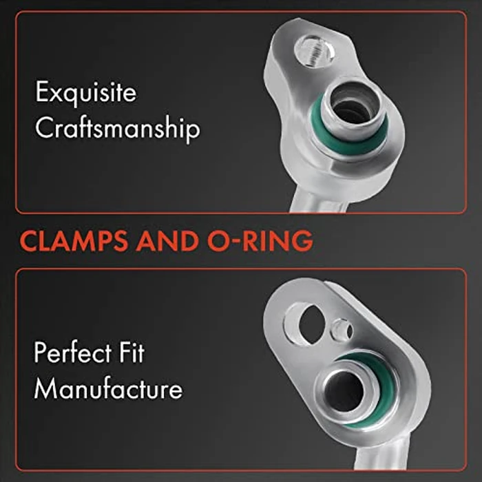 A-Premium A/C Discharge Line Hose Assembly Compatible with Hyundai Elantra, 2016 2017 2018, 2.0L, Compressor to Condenser by A-Premium - Image 3