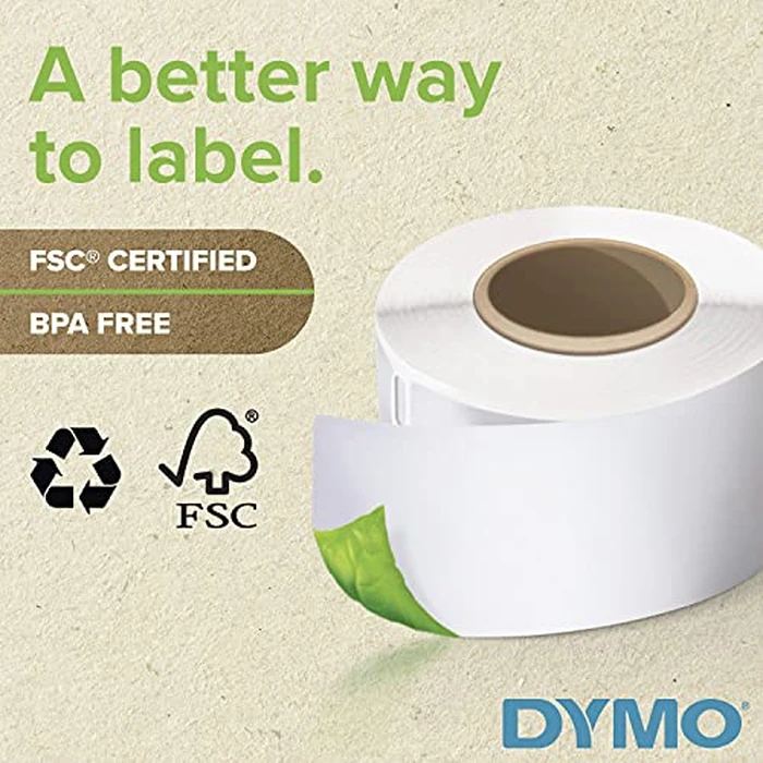 DYMO Authentic LW White Mailing Address Labels, DYMO Labels for LabelWriter Label Printers, 1-1/8" x 3-1/2", 2 Rolls of 260 (520 Total) by DYMO - Image 3