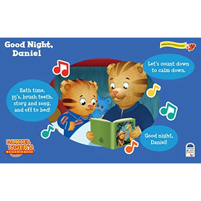 Daniel Tiger's Neighborhood: Good Night, Daniel - A 3-Button Sound Book for Daniel Tiger Fans Learning Bedtime Routines by Cottage Door Press - Image 2