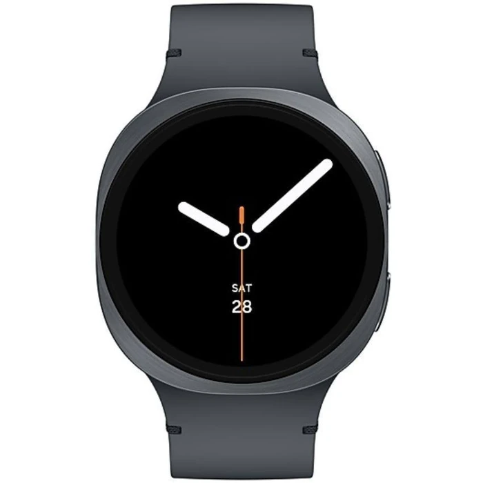 Galaxy Watch8 (Bluetooth + LTE) - 32GB - 44mm - Graphite Aluminum Case with Graphite Silicone Sport Band - Medium/Large Size by Samsung - Refurbished - Acceptable condition