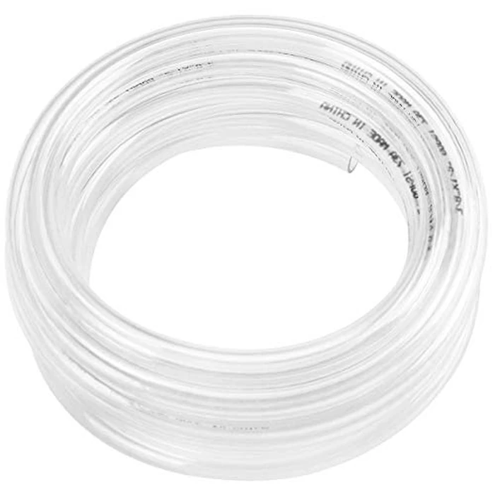 Eastrans 3/16" I.D. x 1/4" O.D. Clear Vinyl Tubing 25 Feet, Flexible Hybrid PVC Tubing Hose, Lightweight Plastic Tube UV Chemical Resistant Vinyl Hose, BPA Free and Non Toxic by Eastrans - Used - Very Good condition - US$8.90