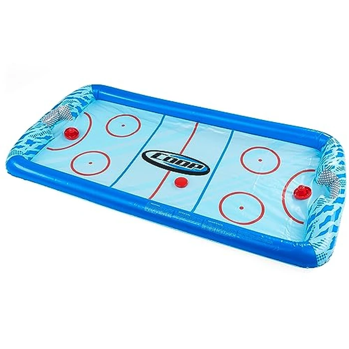 COOP by SwimWays Hydro Hockey Inflatable Water Floating Table Hockey Set, Pool Toy for Kids Ages 5+ by SwimWays - Used - Good condition - CA$16.45
