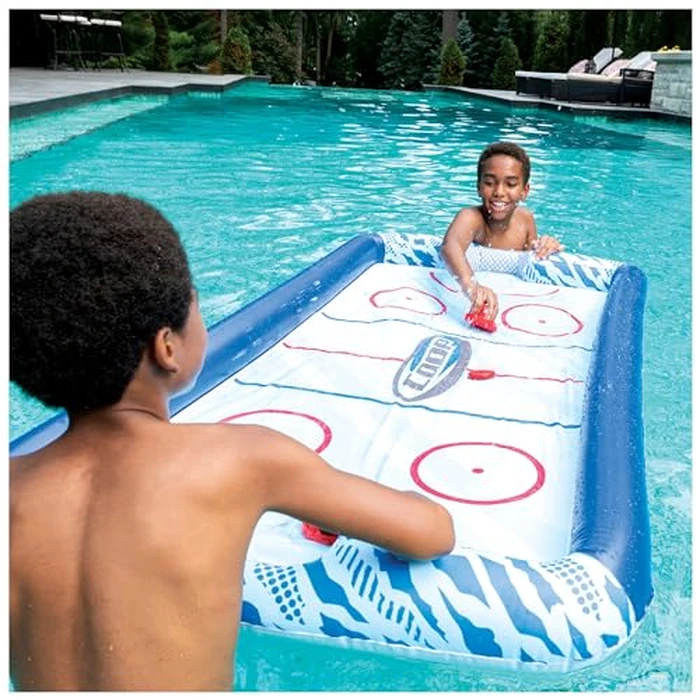 COOP by SwimWays Hydro Hockey Inflatable Water Floating Table Hockey Set, Pool Toy for Kids Ages 5+ by SwimWays - Image 7