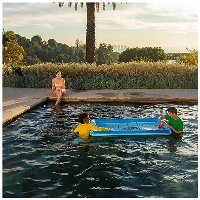 COOP by SwimWays Hydro Hockey Inflatable Water Floating Table Hockey Set, Pool Toy for Kids Ages 5+ by SwimWays - Image 8