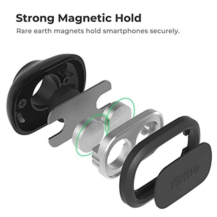 iOttie iTap 2 Magnetic CD Slot Car Mount Holder || Cradle for iPhone Xs Max R 8 Plus 7 Samsung Galaxy S10 E S9 S8 Plus Edge Note 9 & Other Smartphones by iOttie - Image 4