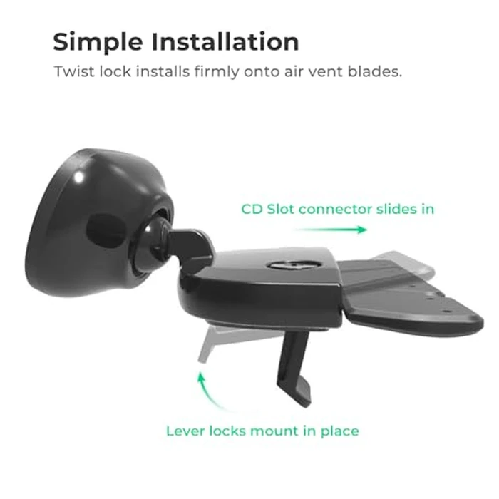 iOttie iTap 2 Magnetic CD Slot Car Mount Holder || Cradle for iPhone Xs Max R 8 Plus 7 Samsung Galaxy S10 E S9 S8 Plus Edge Note 9 & Other Smartphones by iOttie - Image 7