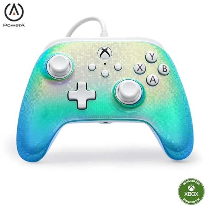 PowerA Advantage Wired Controller for Xbox Series X|S - Disco Ball, gamepad, wired video game controller, gaming controller, USB-C, Works with Xbox One, Officially Licensed by PowerA - Used - Very Good condition - US$23.27
