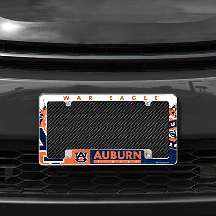 Rico Industries NCAA Texas A&M Aggies Two-Tone 12" x 6" Chrome All Over Automotive License Plate Frame for Car/Truck/SUV by Rico Industries - Image 2