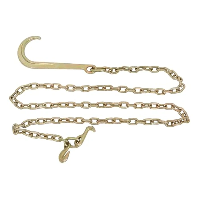 labwork Tow Chain 15 J Hook 5/16 x 10 FT Grade 70 Replacement for Mini J Hook Recovery Wrecker Axle by labwork - Used - Very Good condition