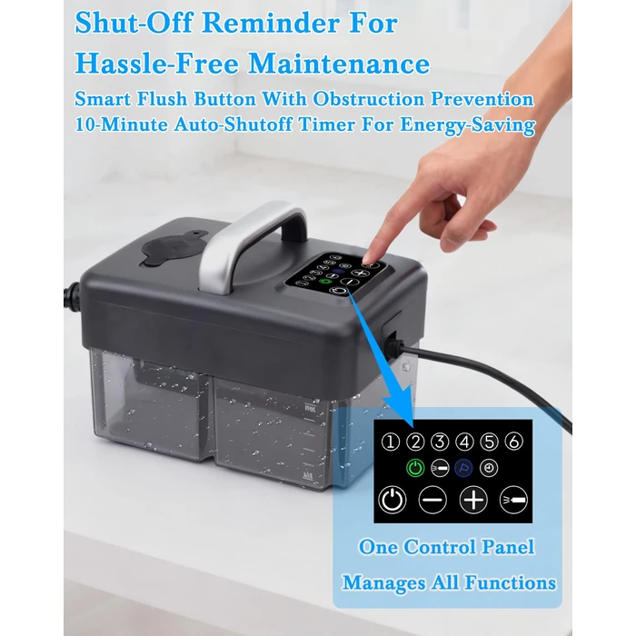 Mecmic Steam Cleaner for Home - 1600ML Water Tank 15s Heat-Up Portable Steamer for Cleaning, 6 Level Adjustable, 2500W, 45PSI, 250 degreesF Steam, Handheld Steam Cleaner for Car Detailing, Grease, Tile,Grout by mecmic - Image 4