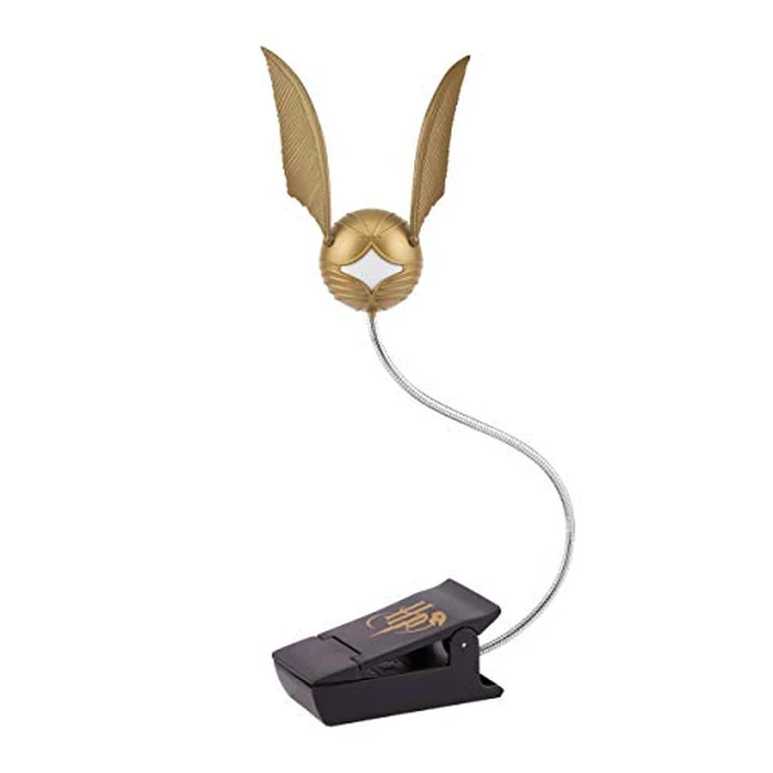 Paladone Golden Snitch Lumi Clip | Convenient Harry Potter Themed Reading Light | Dual Powered by Batteries or USB, Gold by Paladone - Used - Good condition - CA$17.05