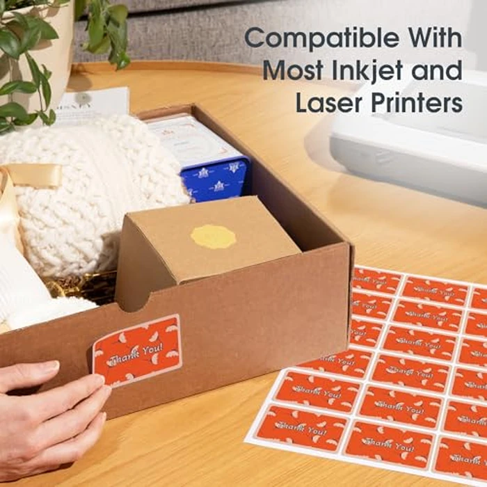 2.5" Circle Printable Labels Compatible with Inkjet and Laser Printers - 100 Sheets, 1200 Matte White Round Stickers for Product Labeling, Packaging, Organization - Spartan Industrial Template C005 by Spartan Industrial - Image 6