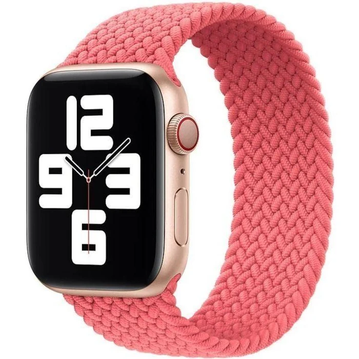 Apple Watch Braided Solo Loop (45mm) - Guava - Size 7 by Apple - Image 2