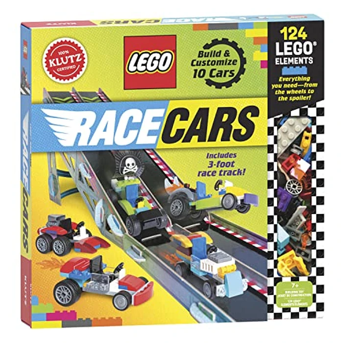 KLUTZ Lego Race Cars STEM Activity Kit, Small by Klutz - Used - Like New condition - US$23.09