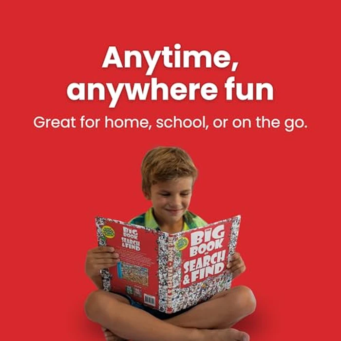 The Big Book of Search & Find - Hidden Object Picture Puzzle Book for Kids | Seek and Find Activity Book for Boys & Girls | Fun Brain-Boosting Game for Travel, Screen-Free Fun & Relaxation by Kidsbooks - Image 3