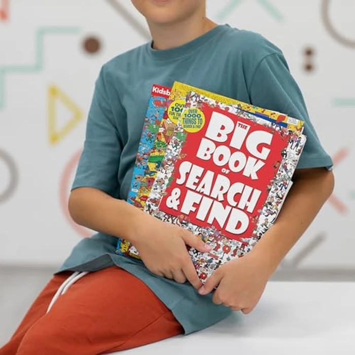 The Big Book of Search & Find - Hidden Object Picture Puzzle Book for Kids | Seek and Find Activity Book for Boys & Girls | Fun Brain-Boosting Game for Travel, Screen-Free Fun & Relaxation by Kidsbooks - Image 4