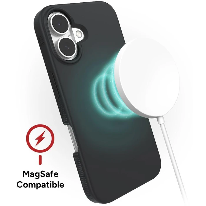 ZAGG Manhattan Snap Series Phone Case with MagSafe for iPhone 16 - Black - Brand New by ZAGG - Image 4