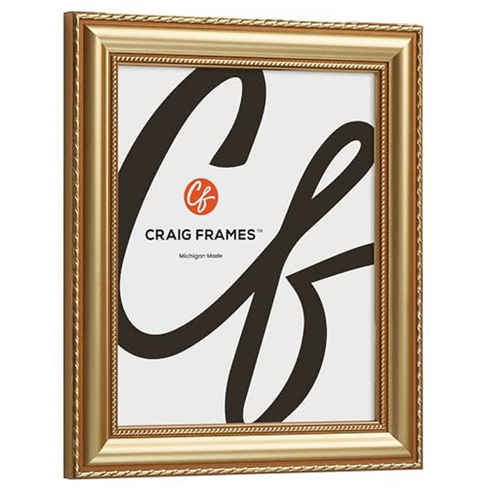Craig Frames 24x36 Picture Frame - Victoria Ornate Gold 1.5 Inch Wide Solid Wood Moulding, Vintage Decorative Finish, Includes Plexiglass and Backing, Wall Display Frame for Art, Posters, or Photos by Craig Frames - Image 2