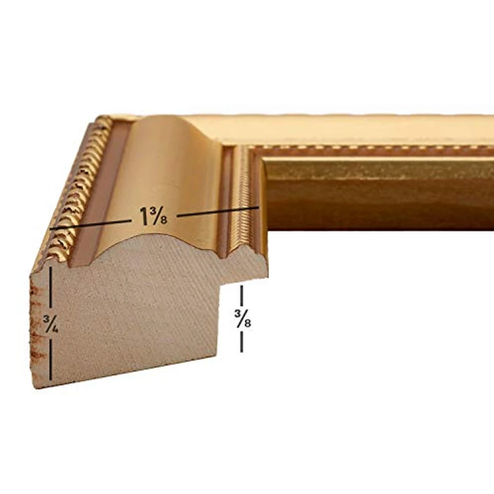 Craig Frames 24x36 Picture Frame - Victoria Ornate Gold 1.5 Inch Wide Solid Wood Moulding, Vintage Decorative Finish, Includes Plexiglass and Backing, Wall Display Frame for Art, Posters, or Photos by Craig Frames - Image 5