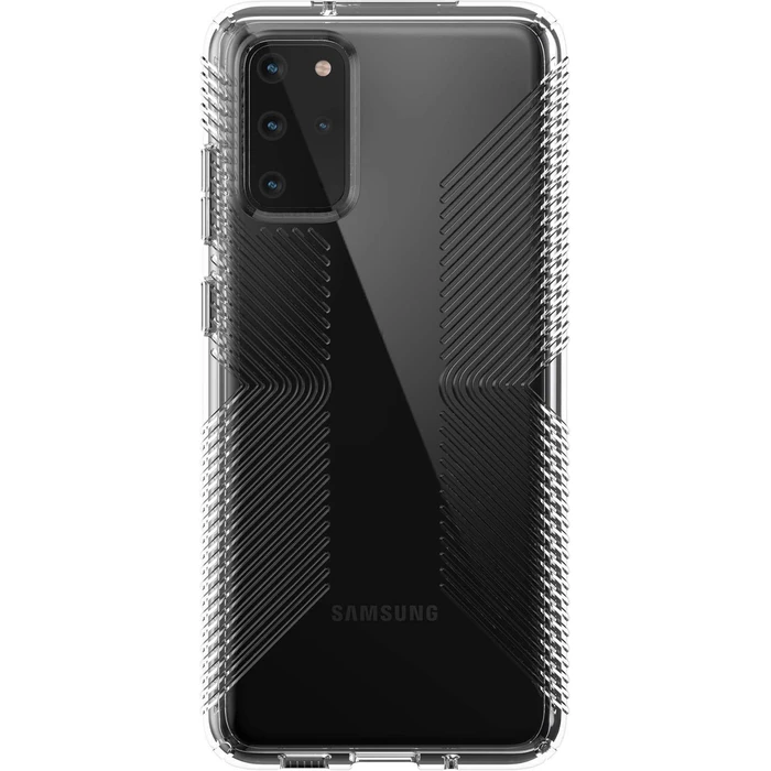 Speck Presidio Perfect-Clear with Grips Phone Case for Samsung Galaxy S20+ - Clear by Speck - Image 1