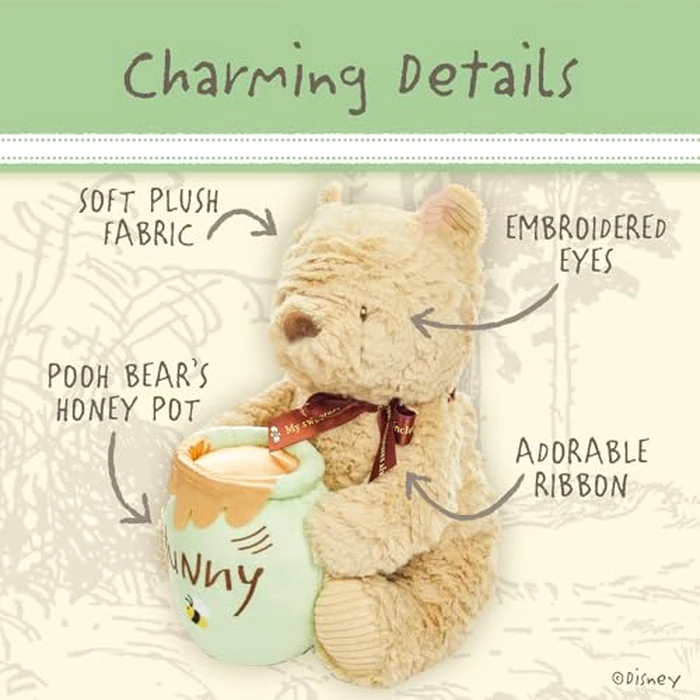 KIDS PREFERRED Disney Baby Classic Pooh Waggy - Musical Plush Stuffed Animal, 13 Inches , Brown by KIDS PREFERRED - Image 4