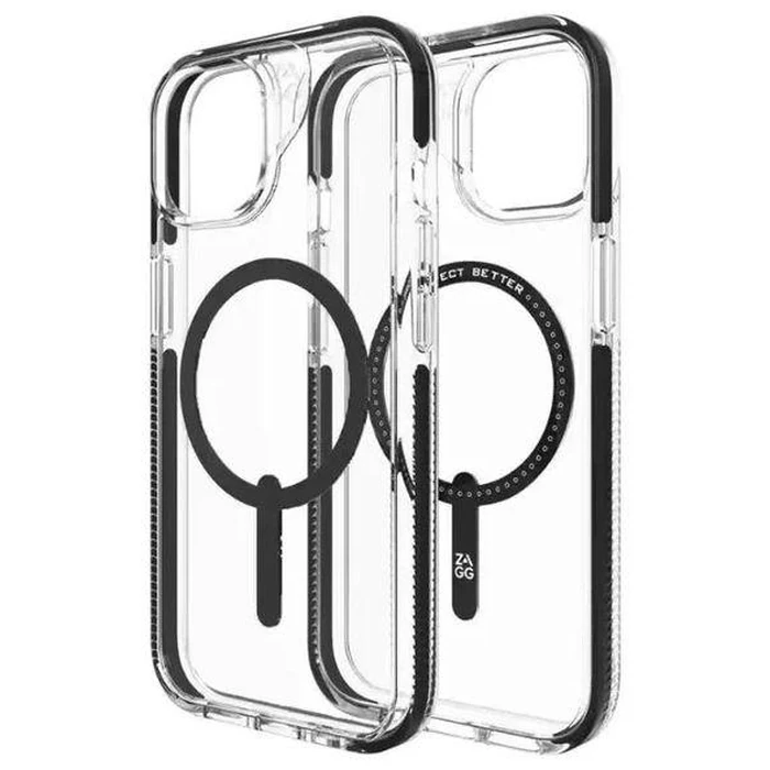 Zagg Piccadilly Snap Phone Case for iPhone 15 Pro - Clear/Black by Zagg - Image 4