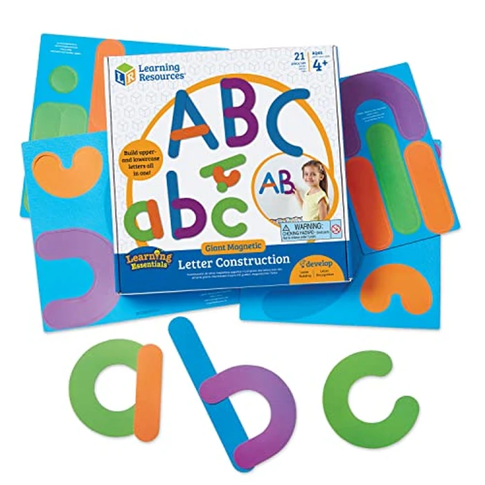 Learning Resources LER8554 Essentials Giant Magnetic Letter Construction Toy by Learning Resources - Used - Good condition - CA$20.24