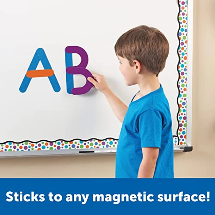 Learning Resources LER8554 Essentials Giant Magnetic Letter Construction Toy by Learning Resources - Image 3