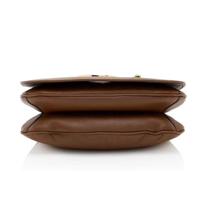 Gucci Leather Blondie Medium Shoulder Bag - Leather - Brown by Gucci - Image 4