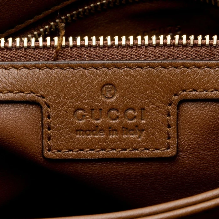 Gucci Leather Blondie Medium Shoulder Bag - Leather - Brown by Gucci - Image 8