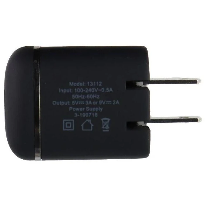 Just Wireless Power Adapter with USB-C Charge and Sync Cable - Black by Just Wireless - Image 2