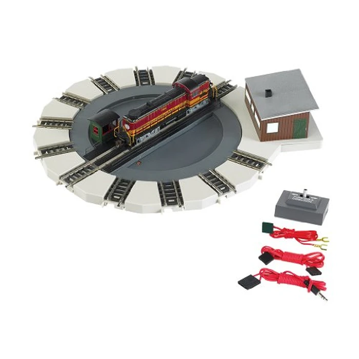 Bachmann Industries Motorized Turntable Train Car, N Scale,Silver by Bachmann - Used - Like New condition - US$80.24
