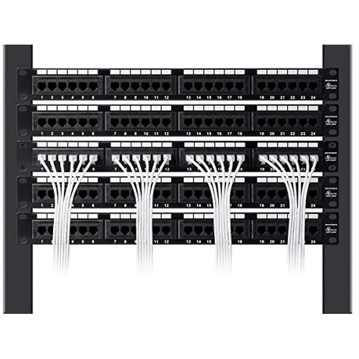 Monoprice Cat6 14ft White Component Level Patch Cable UTP 28AWG 550MHz Pure Bare Copper Snagless RJ45 SlimRun Series Ethernet Cable by Monoprice - Image 5